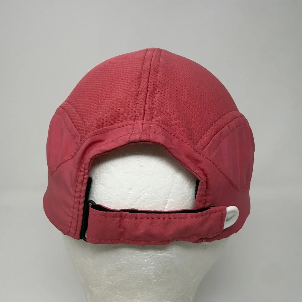 Vintage Nike Tailwind 7 Panel Hat Cap‎ Pink Strapback Dri-Fit Featherlight